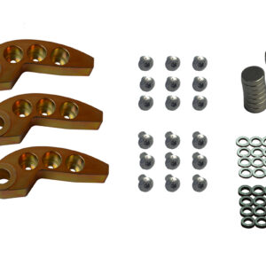78-90 Gram Adjustable Weight Kit (set screw) Set of 3 /  Now with the  complete tuning kit:  Including  Bolts, Washers, and Tungsten.  Total weight is102.1 With additional tungsten purchase
