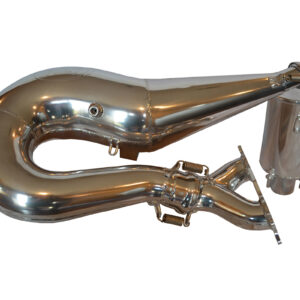 Polaris 800 complete Exhaust System.  (Rush, Switchback, RMK) Includes part numbers 132-104, 132-105, 132-107