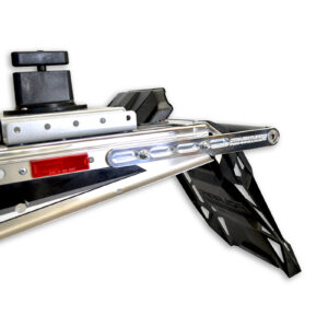 Polaris AXYS 121"-136" Rush/Pro-R/Switchback Carbon Fiber Bumper (Polished Aluminum)