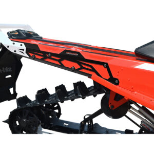 Ski-doo Gen 4 & 5   Hide 'N' Go (HNG) Rear Bumper  154" Tunnel / 165" Expert  (White Rear Handle) - MORE colors available!