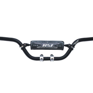 ALUMINUM 10 DEGREE BEND HANDLEBAR 5" RISE BLACK ANODIZED