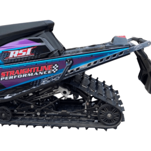Polaris Matryx Carbon Fiber Rear Bumper for 129-137" Tunnel.  Machined Aluminum Rails