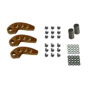64-80 Gram  Adjustable Weight  Kit  (set screw) Set of 3 /  Now with the  complete tuning kit:  Including  Bolts, Washers, and Tungsten.  Total weight is 88.6g With additional tungsten purchase.