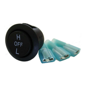 UNIVERSAL ROUND 3 POSITION ON/OFF/ON ROCKER SWITCH