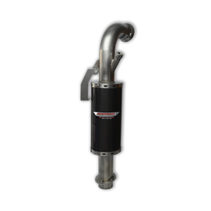 Skidoo Rev Gen 5 / LYNX 600R  E-tec Carbon Fiber Muffler Stainless Steel