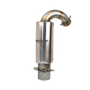 Rev Gen 5 / Lynx 900 Turbo Ultra-light Race Muffler Stainless Steel
