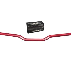 Hustler Aluminum 7/8" Hooked Handlebar 1" Rise - Light Red